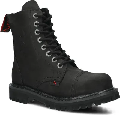 Produktbild von NAGABA Stahlkappenschuhe Damen Herren Stiefel 8H - Leder - Schwarz - 37