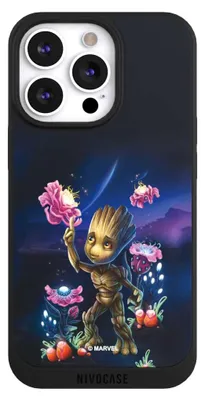 Produktbild von NIVOCASE Handyhülle für Apple iPhone 13 Pro Hülle NIVOpure Case Schwarz Marvel Guardians Of The Galaxy Baby Groot