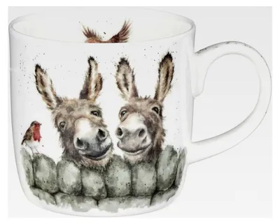 Produktbild von Portmeirion Tasse mit Esel-Motiv, 0,3 l