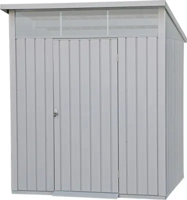 Produktbild von Duramax Metall Gartenhaus 199x197 Geräteschuppen Garten Gerätehaus Flügeltür, H. 229 x B. 199 x T. 197 cm, Metall