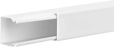 Zdjęcie produktu dla Hager LFS2002009016, Sztywne korytko na kable, 2 m, Stal, Biały