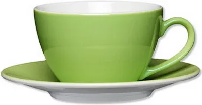 Produktbild von 1x Milchkaffee-Tasse Inhalt 0,32 ltr - Pappbecher, Kaffeetasse