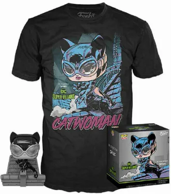 Produktbild von Funko Pop! DC Jim Lee Catwoman - Winylowa Figurki z T-shirtem Premium