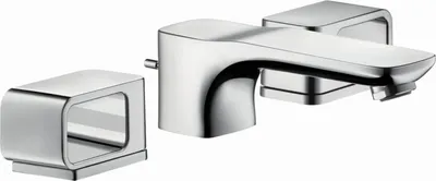 Productafbeelding van Hansgrohe wastafelmengkraan Axor Urquiola, freestanding model, chroom, zonder afdekplaat, artikelnummer 11041000