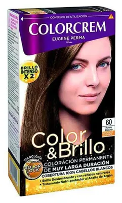 Imagen del producto de Eugene Perma, tinte para el cabello Colorcrem, tono 60: Rubio Oscuro