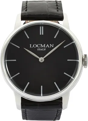 Produktbild von 0251V01-00BKNKPK Italy Herrenuhr 1960 schwarz Ref. 0251 Locman
