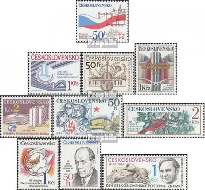 Produktbild von Briefmarken Tschechoslowakei 1984 Mi 2748,2749,2767-2768,2769, 2780,2781,2794,2795,2796 (kompl.Ausg.) postfrisch Verfassung