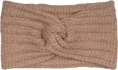 Produktbild von styleBREAKER Damen Strick Stirnband mit Rippstrickmuster und Twist Knoten, Rippmuster, warmes Winter Haarband, Headband 04026059
