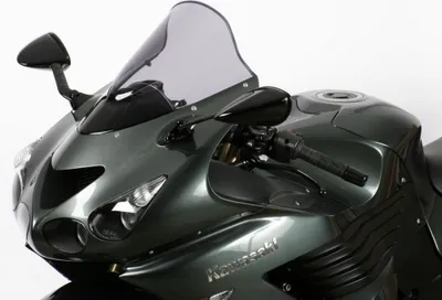Zdjęcie produktu dla Przednia szyba MRA Racing w kolorze szarym dymnym do Kawasaki ZZR1400 ZZR 1400 rok 2006-2014