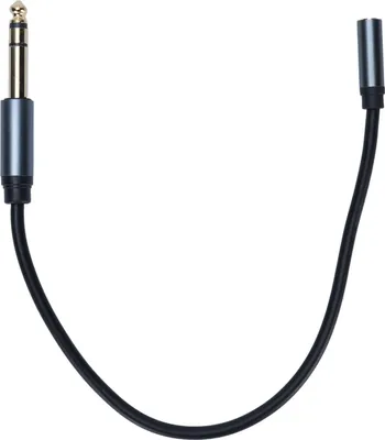 Zdjęcie produktu dla adapter słuchawkowy 1/4 cala na 3,5 mm, wtyczka 6,35 mm i 1/8 jack, kabel stereo jack do wzmacniacza, gitary, pianina, 1 stopa