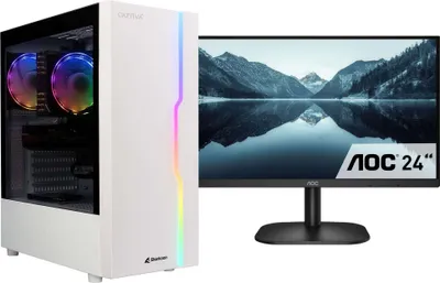 Produktbild von CAPTIVA Power Starter R78-412 TFT Bundle, 3,8 GHz, AMD Ryzen™ 7, 5700G, 32 GB, DDR4-SDRAM, 1 TB