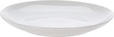 Zdjęcie produktu dla Talerz głęboki z kolekcji Siaki, porcelana, 19x2,5 cm, biały
