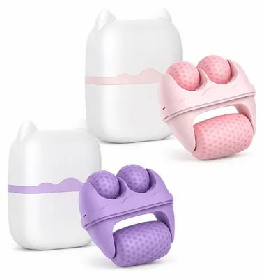Imagen del producto de Rodillos faciales 2 en 1, paquete de 2 unidades, para el cuidado de la piel, para reducir la hinchazón