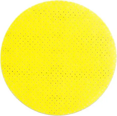 Zdjęcie produktu dla Krążek ścierny na rzep perforowany YELLOW 180