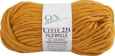 Produktbild von ONline Wolle Filzwolle, Linie 231 Farbe 0021