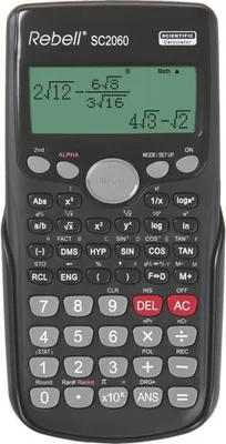 Produktbild von Rebell SC2060S Wissenschaftlicher Taschenrechner schwarz