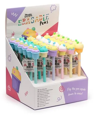 Productafbeelding van Kawaii – Cupcake – Haaraccessoire, gelstift, uitwisbaar (verpakking met 36 stuks)