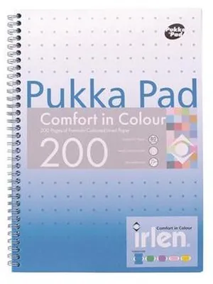 Obrázok produktu pre Špirálový zošit "Irlen Jotta Turquoise", A4, linajkovaný, 100 listov, PUKKA PAD IRLJOTA4(TURQ)