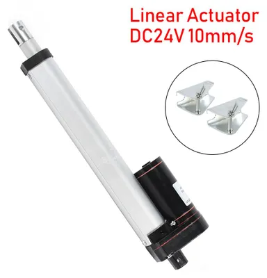 Obrázek produktu pro Elektrický lineární pohon, zdvih 200 mm, 24 V DC, stříbrný, 200