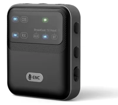 Productafbeelding van Bluetooth 6.0 2-in-1 Zenderontvanger met 550 mAh Batterij