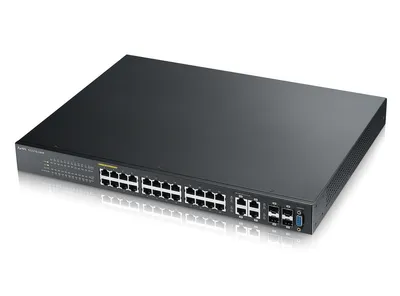 Produktbild von ZyXEL - GS2210-24HP, 24 port Gigabit L2 managed PoE+ switch