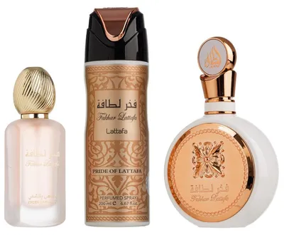 Immagine prodotto di Kit Lattafa Fakhar Donne Eau De Parfum 100Ml Mist 50Ml Deo 200Ml