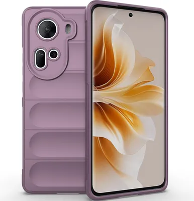 Produktbild von Handyhülle für Oppo Reno11 Weich TPU Silikon Stossfest Anti-rutsch Hülle Lila