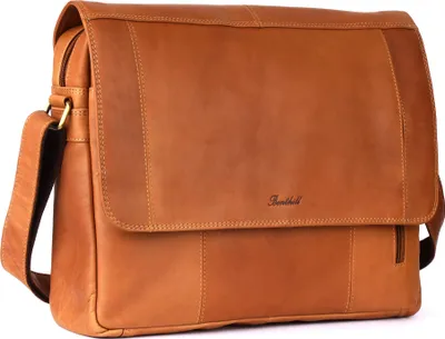 Produktbild von Benthill Umhängetasche Echt Leder | Herren & Damen Messenger Bag aus hochwertigem Rindsleder | Vintage Schultertasche Aktentasche