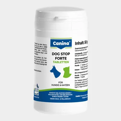 Zdjęcie produktu dla Canina Dog-Stop Forte Tablets 60Stk