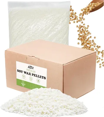 Produktbild von Sojawachs für Kerzen 3kg, 100% natürlich, biologischer Anbau, ohne Zusatzstoffe