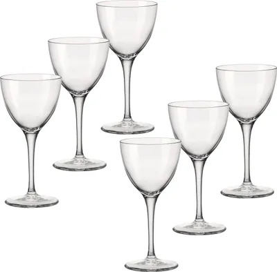 Produktbild von Bormioli Rocco 91281 Novecento Nick&Nora Gläser-Set, 6 Stück, Glas, cl15.5