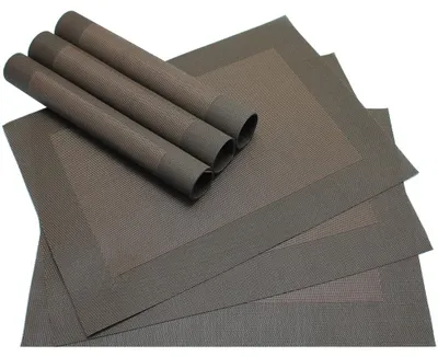 Immagine prodotto di Tovaglietta Tovaglietta marrone marrone scuro Set di 6 in plastica 45x33 cm