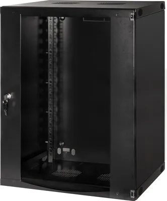 Image de Logilink Wandgehäuse Single Section Box 15U, dark grey