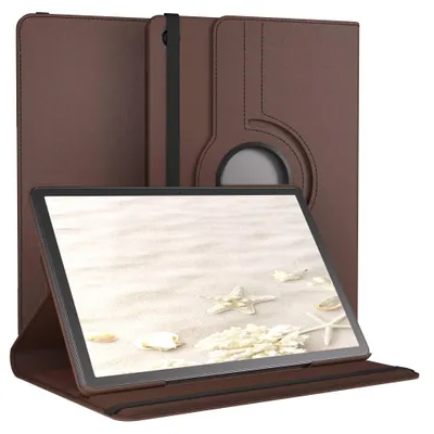 Produktbild von EAZY CASE - Tablet Hülle für Samsung Galaxy Tab A11 Plus Schutzhülle, Tablet Case 360° drehbar in Braun