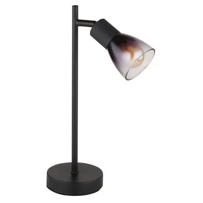 Produktbild von Globo Satella Tischleuchte Schwarz Matt, Metall Ø7,2cm 54312T