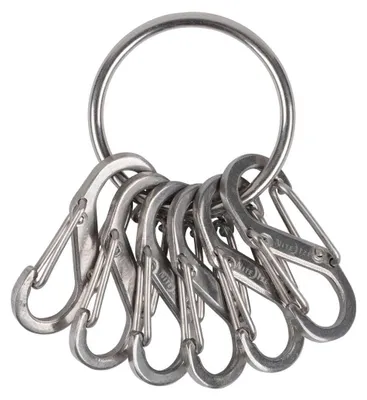 Obrázek produktu pro Nite Ize KeyRing, Karabina na klíče, Nerezová ocel, Nerezová ocel, 22 g