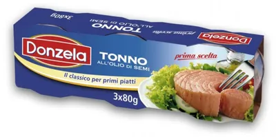Produktbild von Thunfisch in Öl Tonno all Olio di Semi 3x80g - Donzela