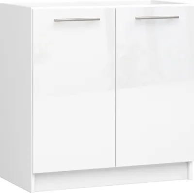 Zdjęcie produktu dla AKORD Furniture Factory KS0POLIBIABIAPOL001, 2 drzw., 1 pół., Biały, Drzwi na zawiasach, 16 mm, 460 mm