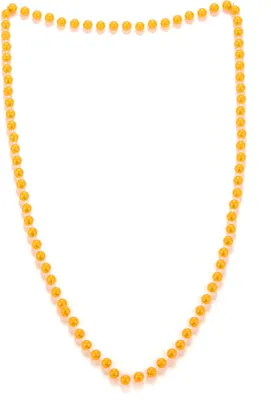 Produktbild von Damen-Perlenkette 80er Jahre Accessoire orange - Einheitsgröße