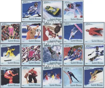 Produktbild von Briefmarken Guinea-Bissau 2001 Mi 1402-1419 (kompl.Ausg.) postfrisch Olympische Winterspiele 02
