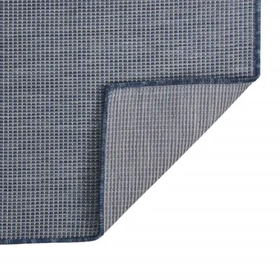 Produktbild von vidaXL Outdoor-Teppich Flachgewebe 160x230 cm Blau