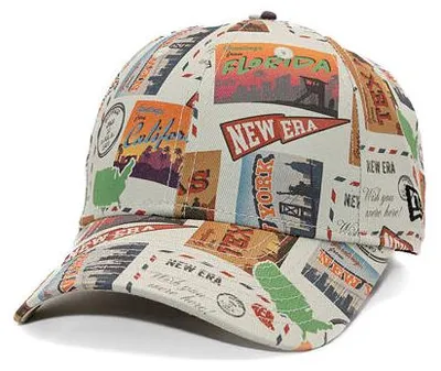 Obrázek produktu pro Kšiltovka New Era 9Forty Kinder – LOCATIONS PRINT, béžová – dětská