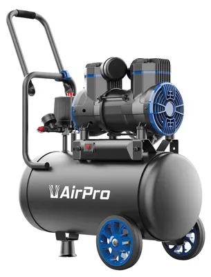 Immagine prodotto di Compressore aria silenziato - con capacità del serbatoio di 24 litri - senza olio, oil free - per utensili pneumatici,2 HP,230 V, Airpro