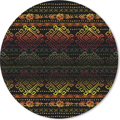 Produktbild von MuchoWow® Mauspad Mousepad Afrika - Muster - Abstrakt 20x20 cm - Mousepads - Maus Mat - Pad - Mausunterlage - Schreibtischmatte