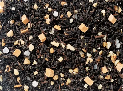 Produktbild von 1 kg   Schwarzteemischung Salziges Karamell aromatisiert