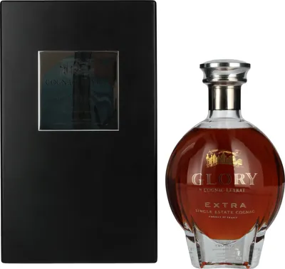 Produktbild von Cognac Leyrat EXTRA GLORY Single Estate Cognac 40% Vol. 0,7l in Holzkiste