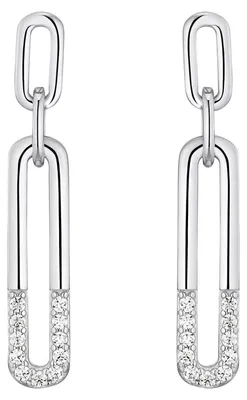 Produktbild von s.Oliver Damen Ohrhänger 2034856 Silber Zirkonia