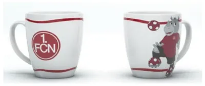 Produktbild von 1. FC Nürnberg Rhinola Kindertasse, 175 ml, Höhe 9 cm, spülmaschinen- & mikrowellengeeignet