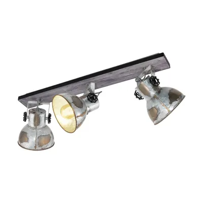 Obrázek produktu pro EGLO 49652, Bodová světla, E27, 3 žárovek, 220-240 V, Černá, Zinek