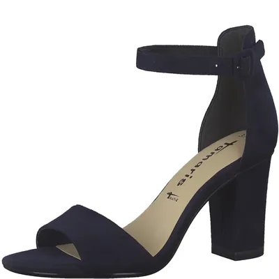Produktbild von Tamaris Damen Sandalette Fesselriemen geschlossene Ferse 1-28396-20, Größe:41 EU, Farbe:Blau